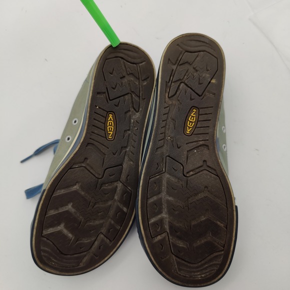 Keen Arcata Womens 8 Low Top Sneakers Blue Leather Suede Lace Up Coastal Boho - Picture 5 of 12